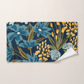 Flowers Colorful Waterverf Trendy Handdoek (Handdoek)