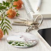 Flowers Compact Mirror Sleutelhanger (Zijkant)