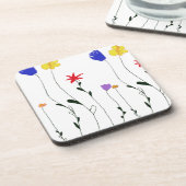 Flowers Cork Onderzetter (Linkerzijde)