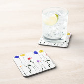 Flowers Cork Onderzetter (Rechterzijde)