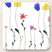 Flowers Cork Onderzetter (Voorkant)