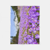 Flowers | Crocus Pirin Mountain Park Bulgaria Fleece Deken (Voorkant)