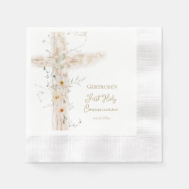  flowers cross First Holy Communion Servet