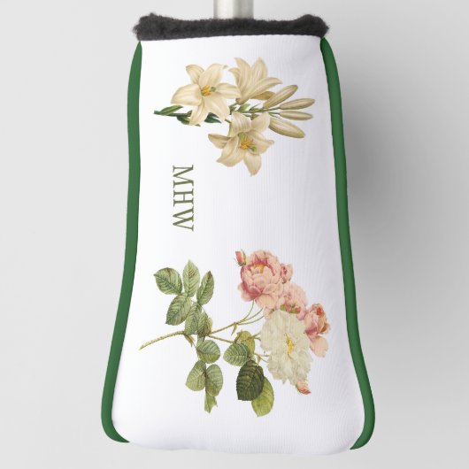 Flowers custom monogram putter cover (Draai 90)