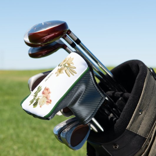  Flowers custom monogram putter cover (Insitu)