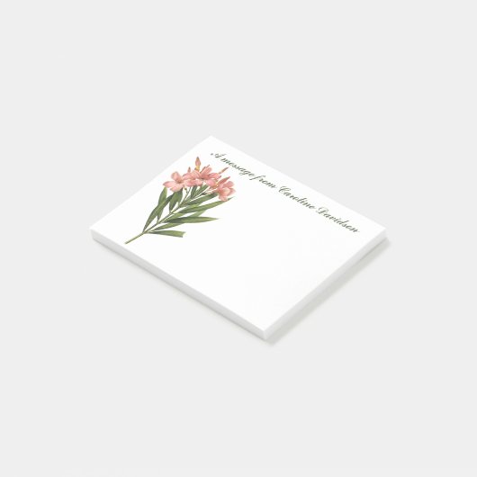  Flowers custom Post-It notities 3 Post-it® Notes (Schuin)