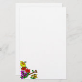 Flowers Custom Stationery Sjabloon Briefpapier (Voorkant / Achterkant)