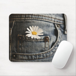 Flowers   Daisy in Jeans Pocket Muismat