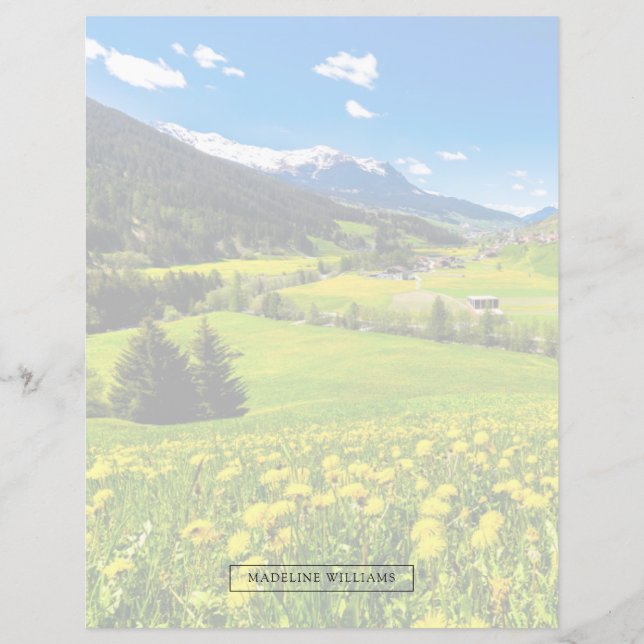 Flowers | Dandelion Canton of Grisons, Switzerland (Voorkant)