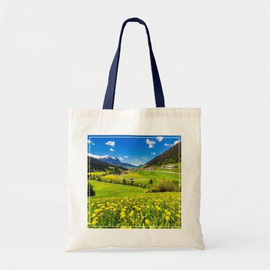 Flowers | Dandelion Canton of Grisons, Switzerland Tote Bag (Voorkant)