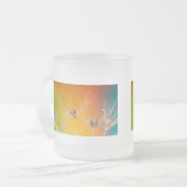 Flowers Dandelion Wedding Shower Love Painting Matglas Koffiemok (Voorkant links)