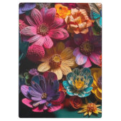 Flowers Design Klembord (Achterkant)