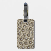 Flowers Diamonds Bagagelabel (Achterkant verticaal)