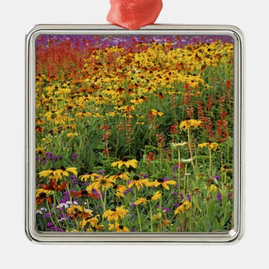 Flowers display op International Peace Gardens Metalen Ornament (Voorkant)