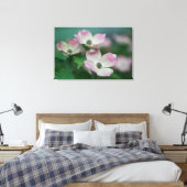 Flowers | Dogwood Blossoms Canvas Afdruk (Insitu (Slaapkamer))
