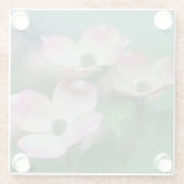 Flowers | Dogwood Blossoms Glazen Onderzetter (Achterkant)