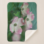 Flowers | Dogwood Blossoms Sherpa Deken (Voorkant)