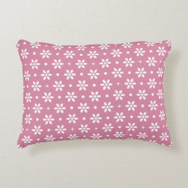 Flowers, Dots & Sparkles-Magenta Accent Kussen