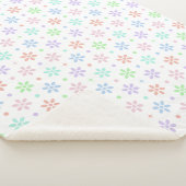 Flowers, Dots & Sparkles Teapot Sherpa Deken (3/4)