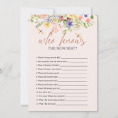 Flowers Dragonfly BABY SHOWER DIE DIGITAL WEET Kaart (Voorkant)