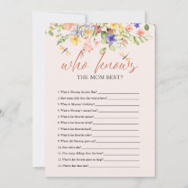 Flowers Dragonfly BABY SHOWER DIE DIGITAL WEET Kaart