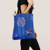 Flowers Drawing Custom All-Over-Print Canvas tas (Dichtbij)