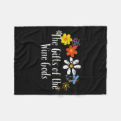 Flowers Drawing The Of The Wine Gods Funny 2025 Sa Fleece Deken (Voorkant (Horizontaal))