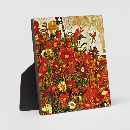 Flowers - Egon Schiele artwork Fotoplaat (Voorkant)