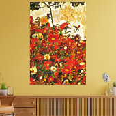 Flowers — Egon Schiele Canvas Afdruk (Insitu (Woonkamer))