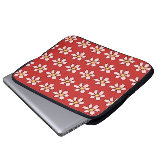 Flowers Electronics Bag Laptop Sleeve (Voorkant onderkant)