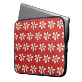 Flowers Electronics Bag Laptop Sleeve (Voorkant Links)