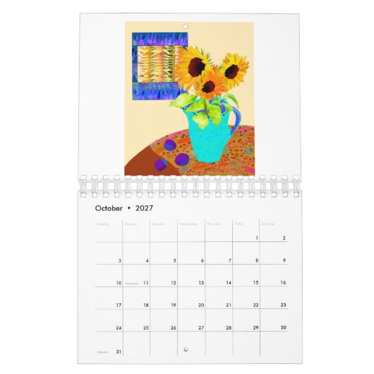 Flowers en Friends Calendar Kalender (Okt 2027)