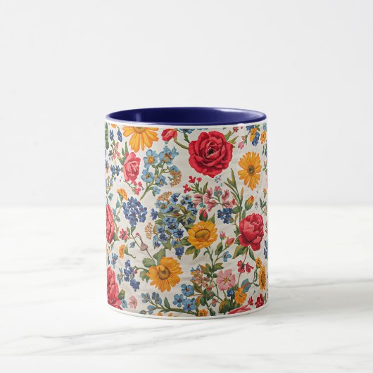 Flowers Everywhere, colorful design, Mok (Midden)