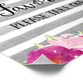 Flowers Favors Weddenschap Poster Print (Hoek)