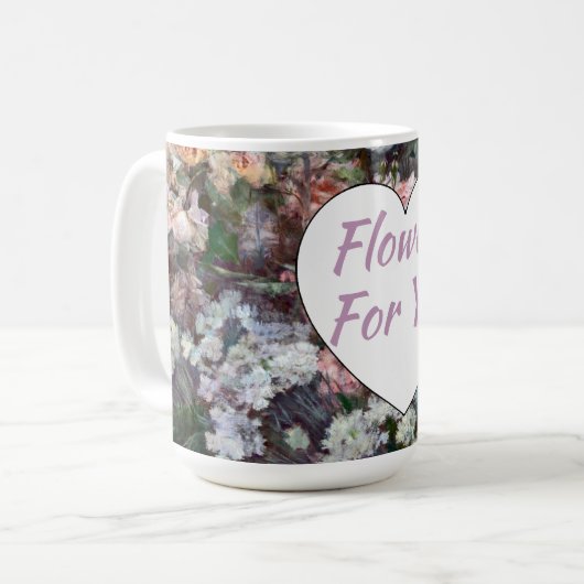Flowers FC You Koffiemok (Voorkant links)