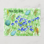 Flowers Ferns Schilderend  Briefkaart (Voorkant)