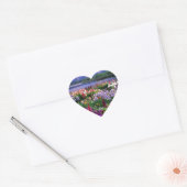 Flowers Field Hart Sticker (Envelop)