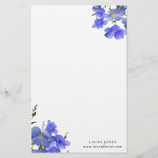 Flowers FL18 Stationery Briefpapier (Voorkant)
