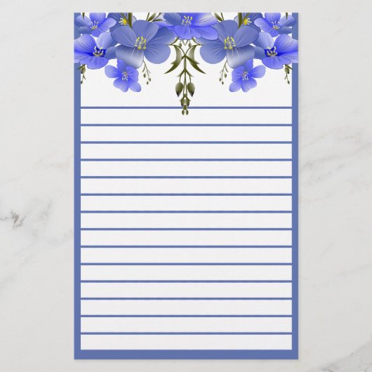 Flowers FL18 Stationery Briefpapier (Voorkant)