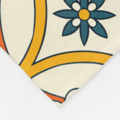 Flowers Fleece Deken (Hoek)