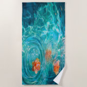 Flowers Floating on Water  Strandlaken (Voorkant)