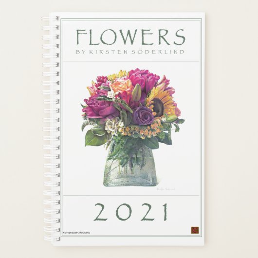 FLOWERS-Floral-2021- Planner (Voorkant)