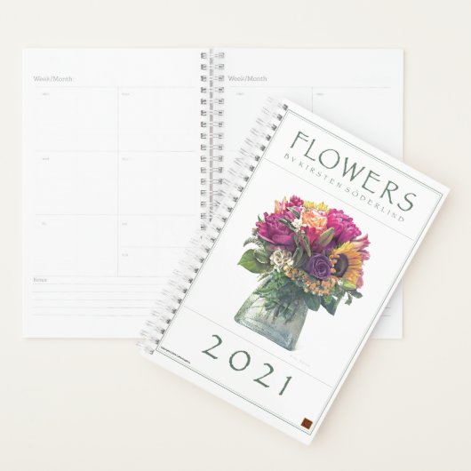 FLOWERS-Floral-2021- Planner (Display)