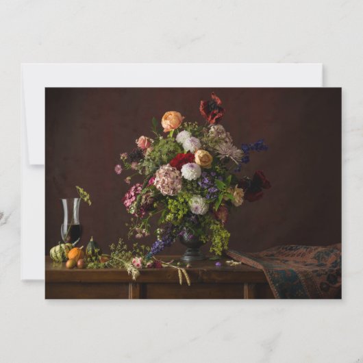 Flowers | Floral Arrangement Bedankkaart (Voorkant)