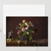 Flowers | Floral Arrangement Bedankkaart (Voorkant / Achterkant)