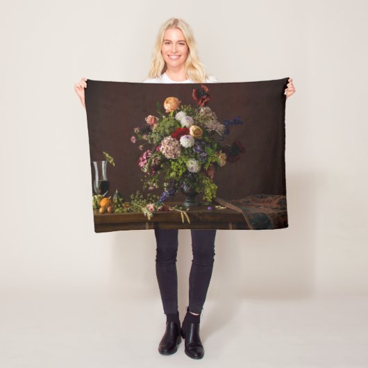 Flowers | Floral Arrangement Fleece Deken (In situ)