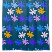 Flowers Floral Pattern Douchegordijn (Voorkant)