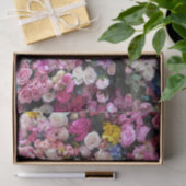 Flowers Floral Rozen ontkoppelen Roos Patroonontwe Tissuepapier (Geschenk)