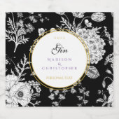 Flowers Flowers flowers Likeurfles Etiket (Enkel label)