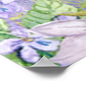 *~*  Flowers French Peacock Victoriaans AR24 Poster (Hoek)